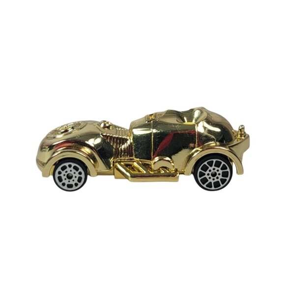 2/$15 Disney Racers Character Car Gold 1:64 Scale Diecast Metal Star Wars C3PO - Picture 4 of 9